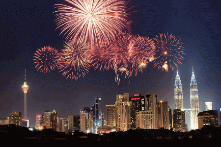 New Year in Kuala Lumpur